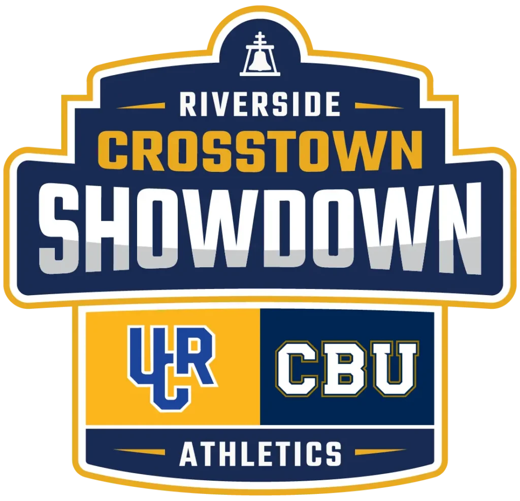 crosstown showdown - CBU vs UCR logo